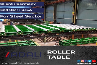 SCOPE : ROLL TABLE TOTAL WEIGHT : 750 TONS, PROJECT TIME : 6 MONTHS